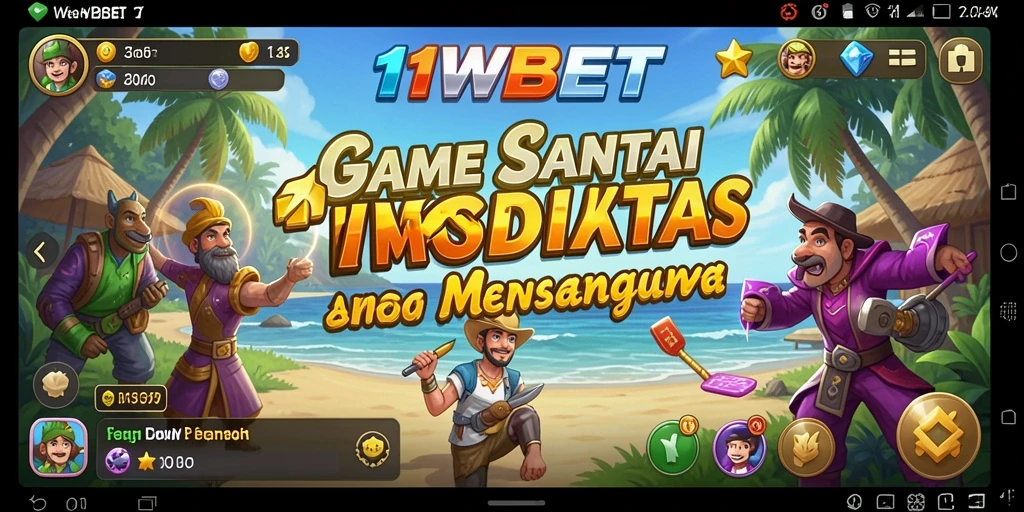 Screenshot utama 11WBET menunjukkan gameplay yang seru dan interaktif.