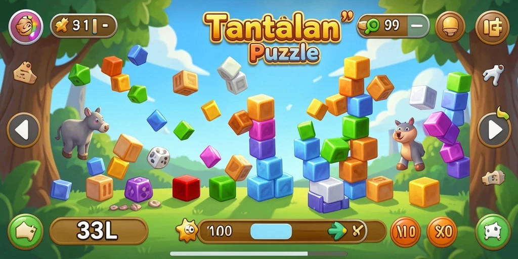 Tampilan gameplay menarik dalam 33L yang penuh tantangan.