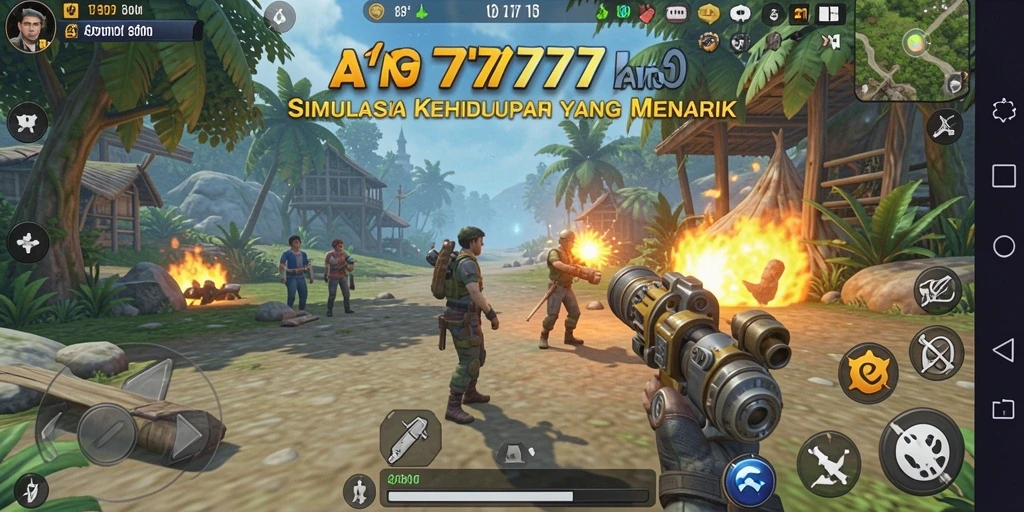 Tampilan gameplay menarik dari AN777 dengan grafis yang memukau.