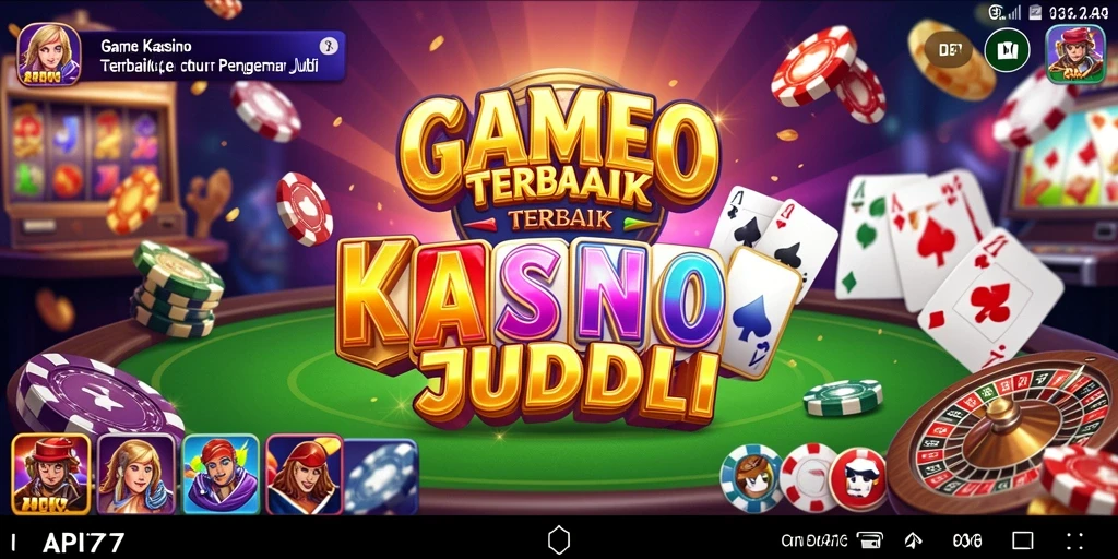 Tampilan gameplay seru di API77 dengan berbagai pilihan permainan Kasino.