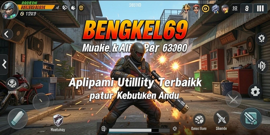Tampilan antarmuka BENGKEL69 yang user-friendly dan fitur lengkap.