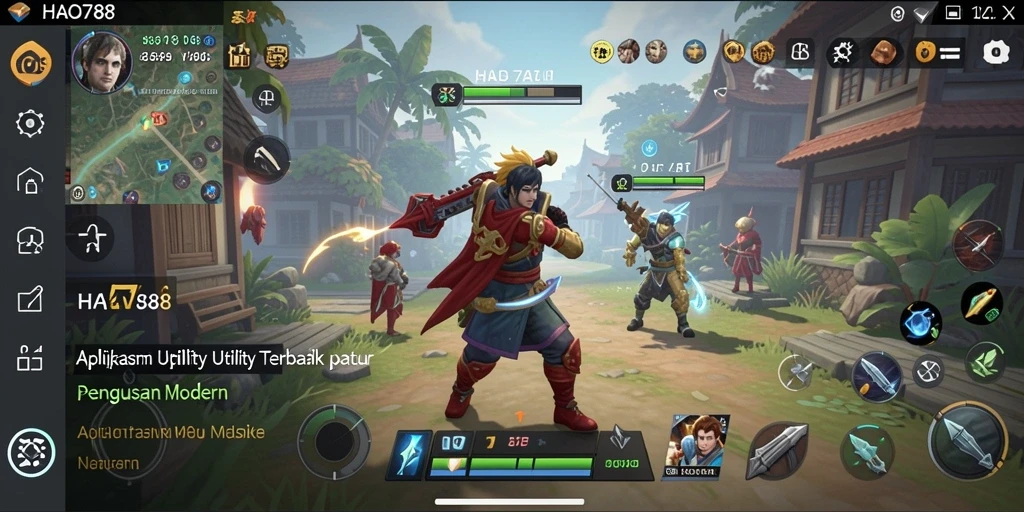 Screenshot HAO788 menampilkan antarmuka aplikasi Utility yang intuitif.