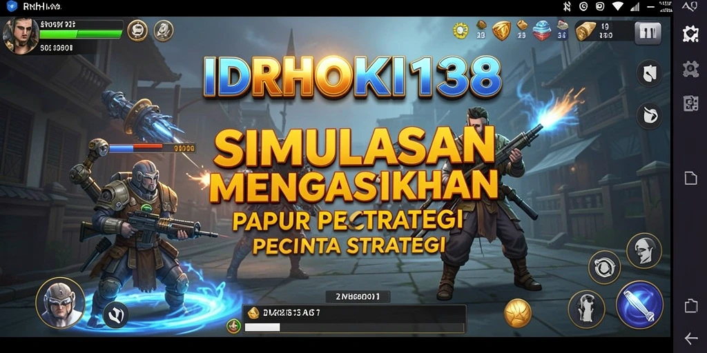 Tampilan utama gameplay IDRHOKI138 yang memukau dalam simulasi.