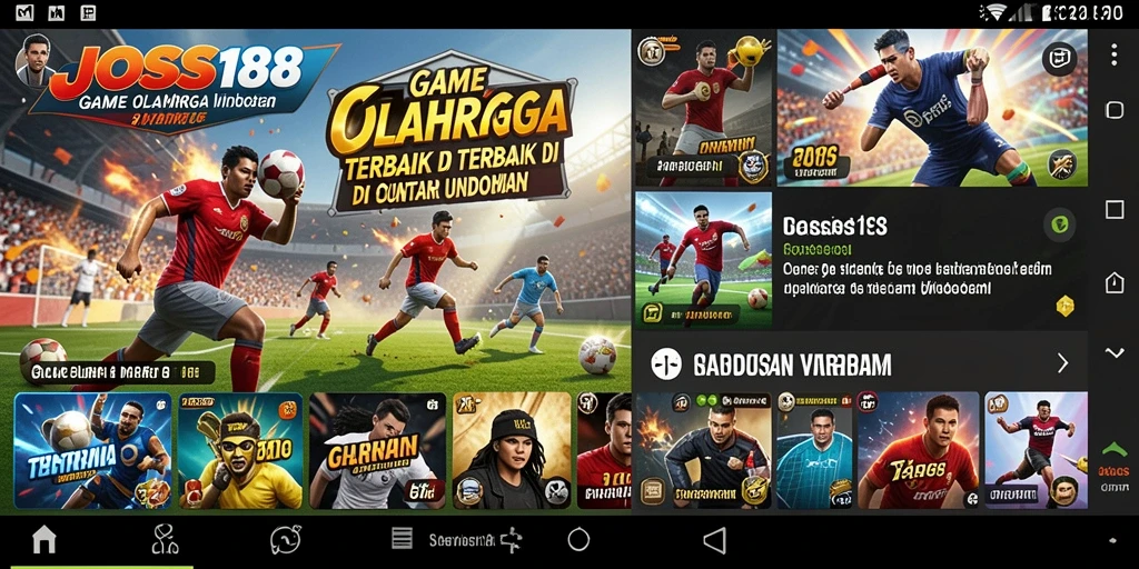Tampilan menarik gameplay olahraga di JOSS188.