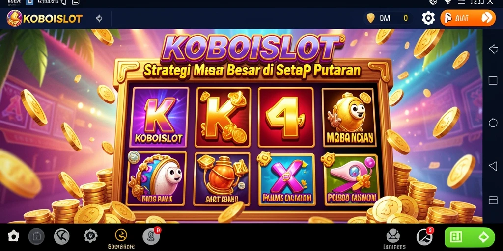 Tampilan menarik dari gameplay KOBOISLOT dalam strategi yang seru.