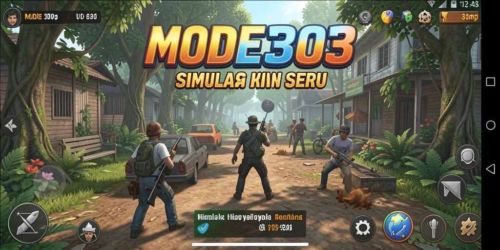 Tampilan menarik dari gameplay simulasi MODE303 yang penuh tantangan.