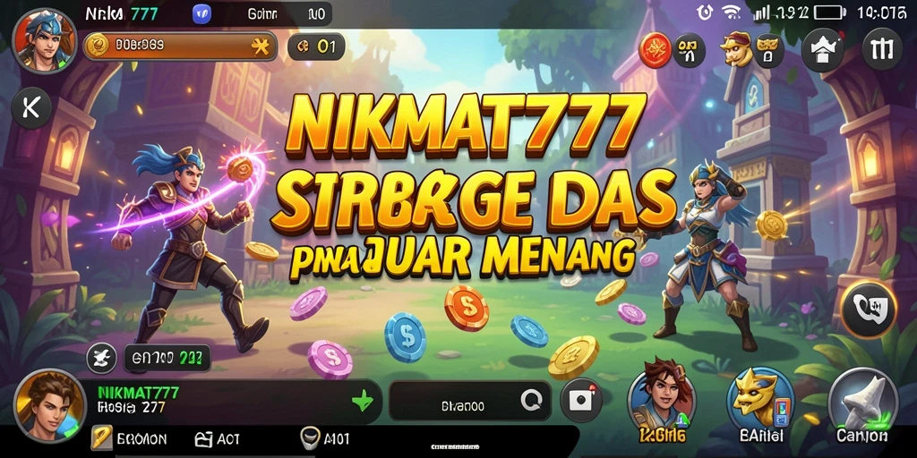 Tampilan gameplay NIKMAT777 yang intens dan strategis.