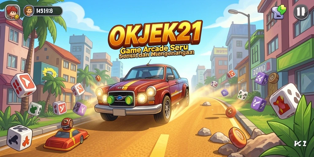 Screenshot gameplay OKJEK21 yang menampilkan tantangan seru dan grafis menarik.