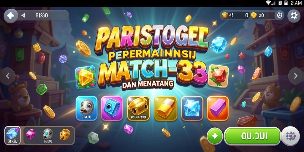 Tampilan gameplay PARISTOGEL yang menarik dan penuh warna.