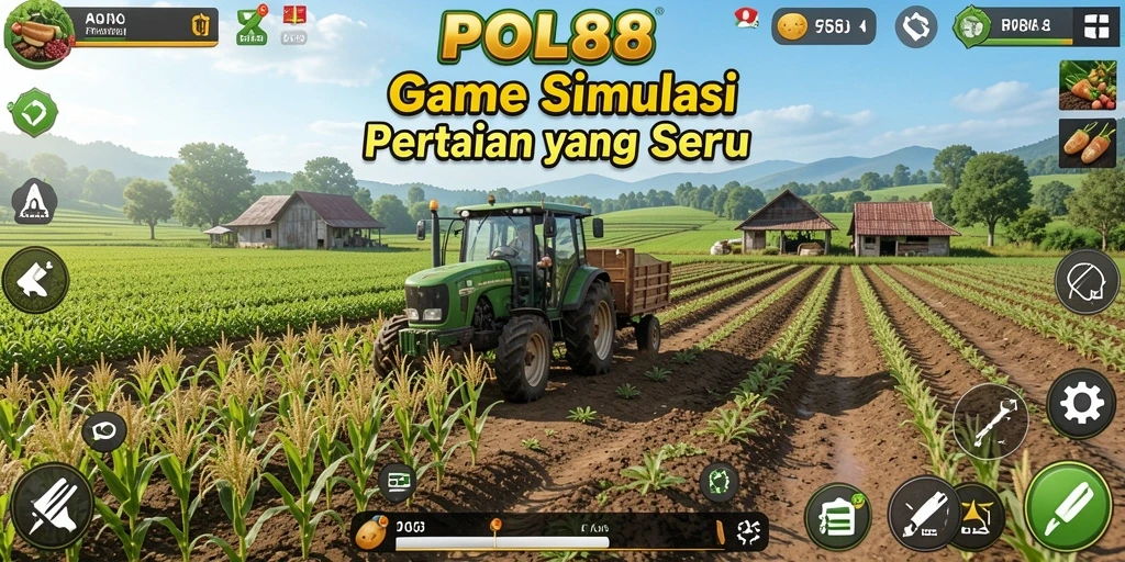 Tampilan gameplay POL88 dengan aktivitas pertanian yang menyenangkan.