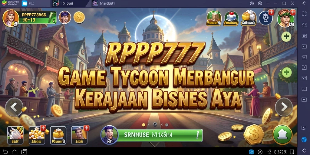 Tampilan menarik dari gameplay RPRP777 yang penuh strategi Tycoon.