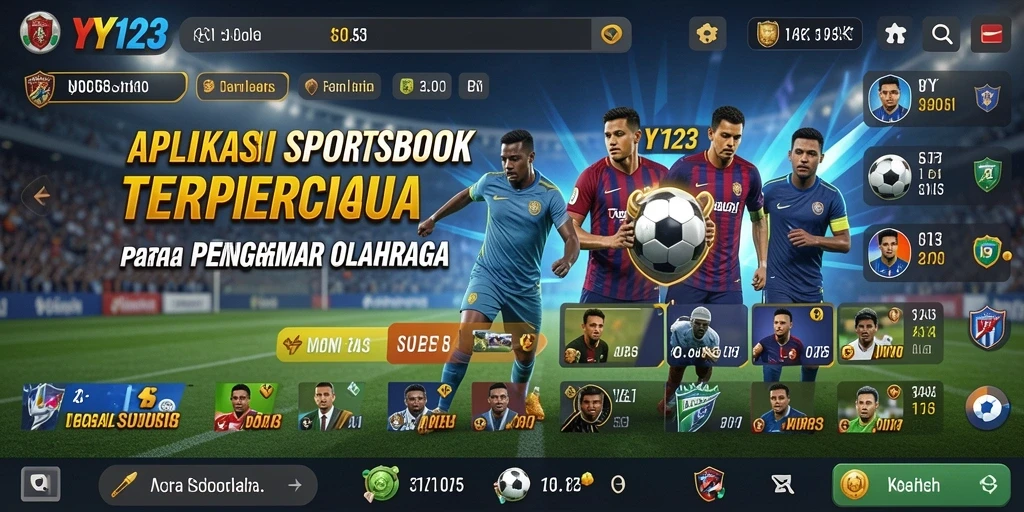 Tampilan menarik dengan fitur taruhan olahraga live di YY123.